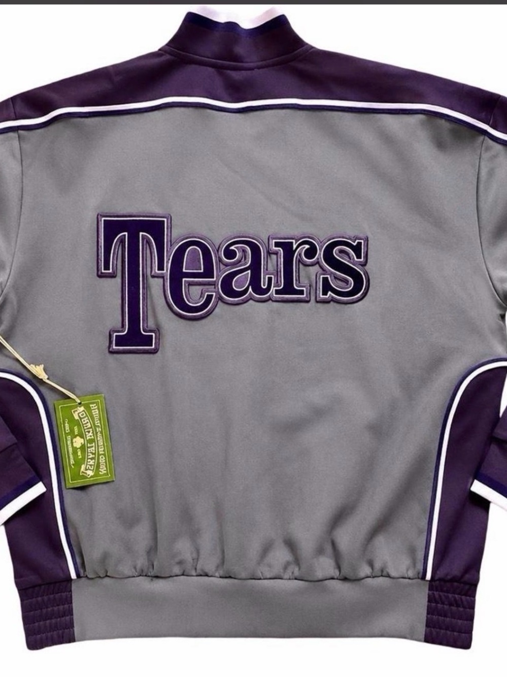Denim Tears University Grey & Purple Varsity Jacket - Size XL - NWT - Picture 4 of 5